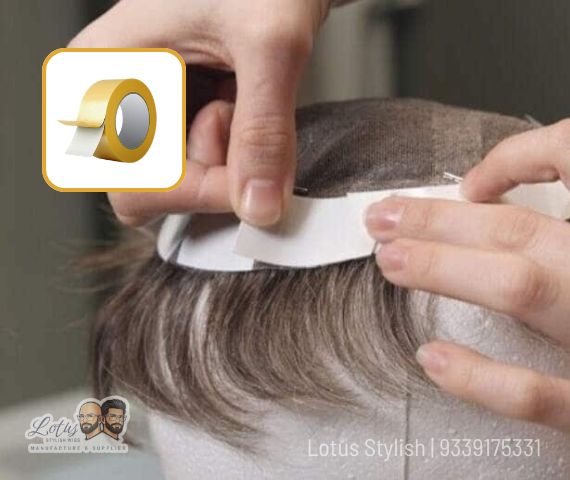 Hair patch taping for men in kolkata at salt lake and ballygunge - best hair wig shop in kolkata